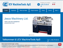 Tablet Screenshot of jcv-machine.dk